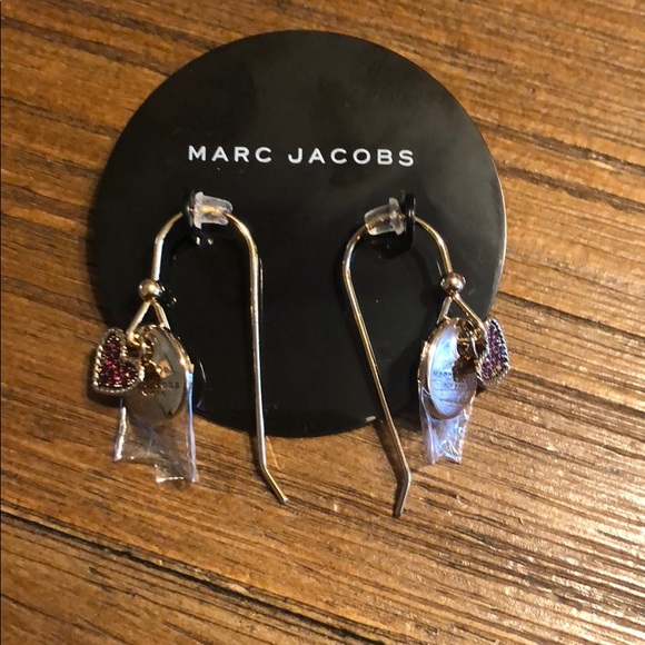 Marc Jacobs Heart Coin Earrings - Picture 4 of 6